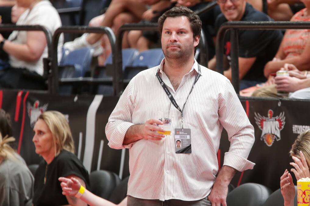 Illawarra Hawks majority owner Jared Novelly's (pictured) Crest Sports and Entertainment is taking a majority stake in the burgeoning East Asia Super League. Picture: Adam McLean