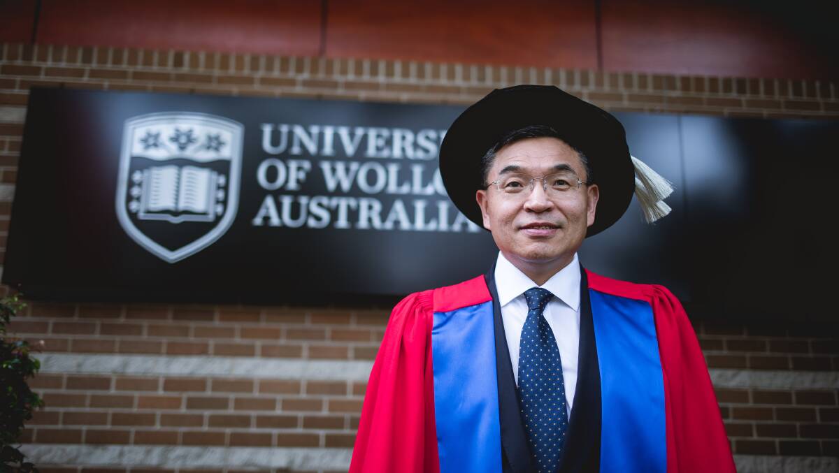 RECOGNISED: Professor Max Lu received a Doctor of Science. Picture: Paul Jones.