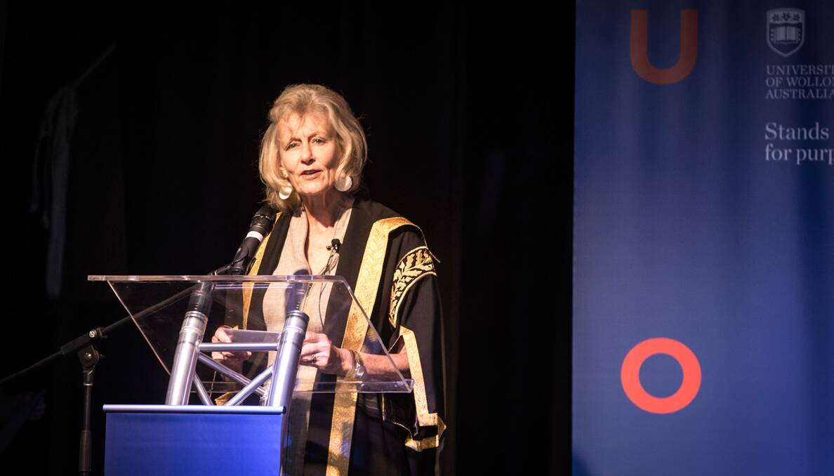 RE-APPOINTED: Jillian Broadbent AO has been re-appointed University of Wollongong Chancellor for a further two years. Two Deputy Chancellors were also appointed.