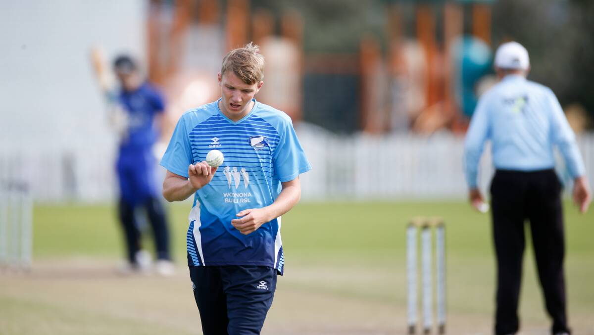 UK import Archie Harrison has been a revelation for Northern Districts in Illawarra Cricket competition. Picture: Anna Warr