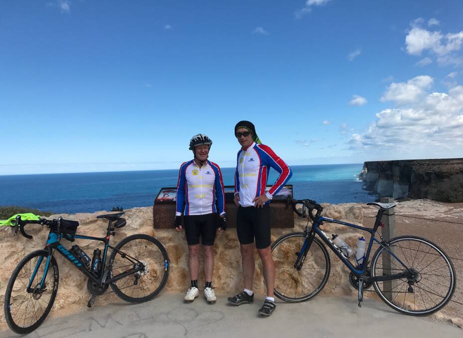 CHARITY RIDE: Hugh Irving and John MacDonald are riding their bikes from Perth to Shellharbour.