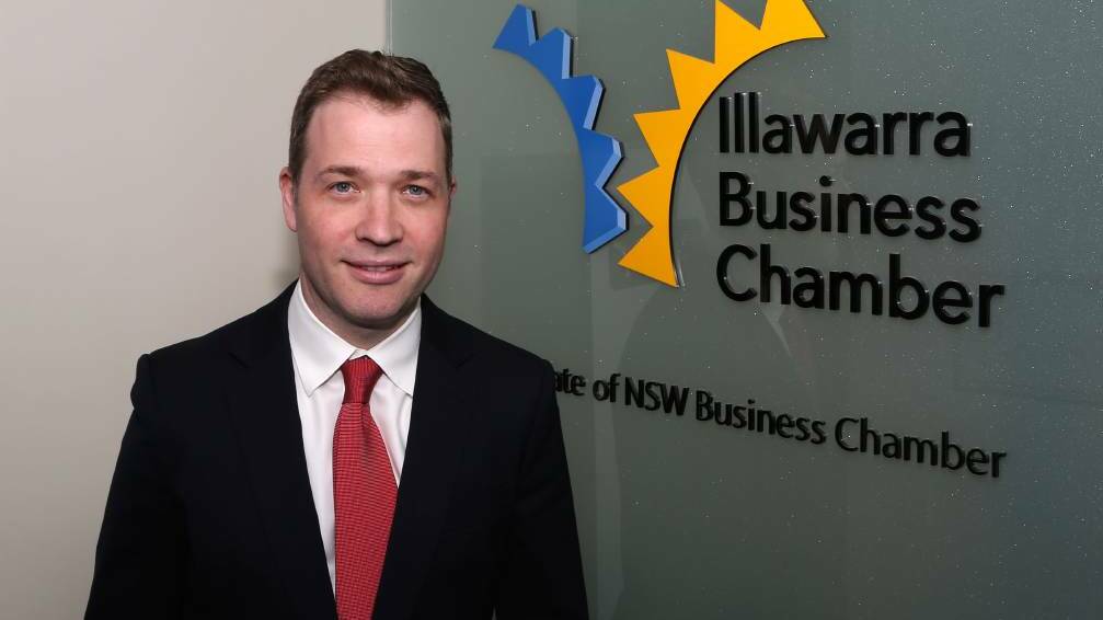 Illawarra Business Chamber executive director Adam Zarth.