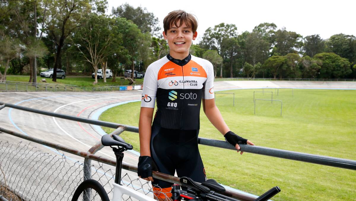 Unanderra cycling sensation Gabriel Jacobsen is the latest Illawarra rider to win a major national title. Picture: Anna Warr