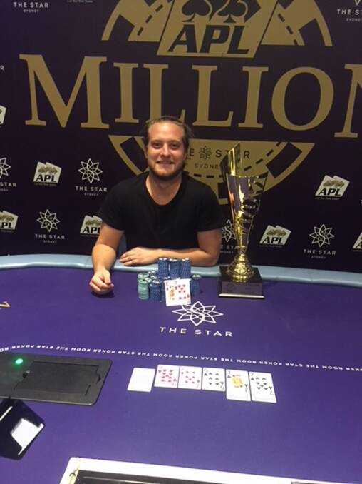 Sam Dessaix-Porter is the second Wollongong poker player in as many years to win the prestigious APL Million tournament. The 25-year-old has pocketed $247,500 as a result.