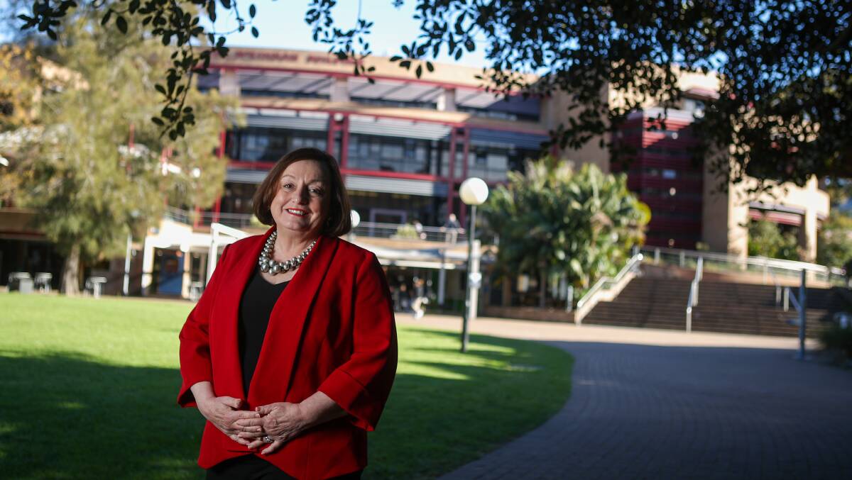 University of Wollongong vice-chancellor Patricia Davidson has joined the chorus of people urging everyone to get vaccinated. Picture: Adam McLean