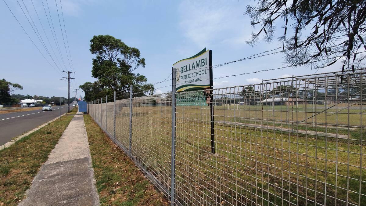 NOT HAPPY: Keira MP Ryan Park has hit out at the government for not replacing the "prison-like" barbed wire fencing at Bellambi Public School.