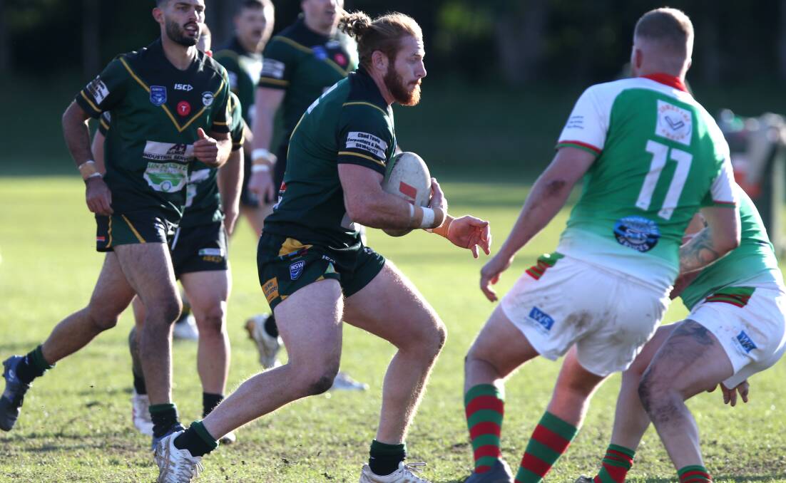 Stingrays prop Liam Scott in action during a recent win over Jamberoo Superoos . Picture by Sylvia Liber