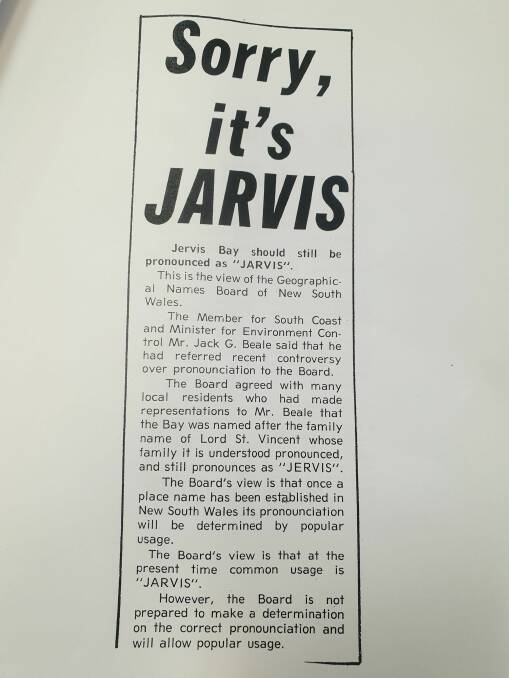 Published in the Shoalhaven and Nowra News on January 17, 1973. 