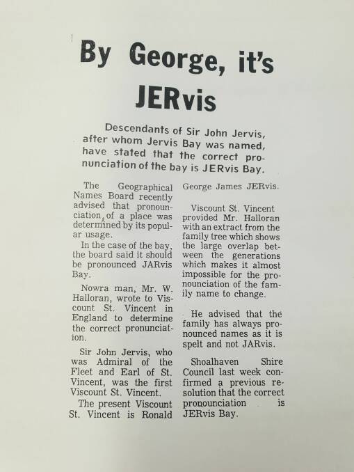Published in the Shoalhaven Nowra News on January 31, 1973.