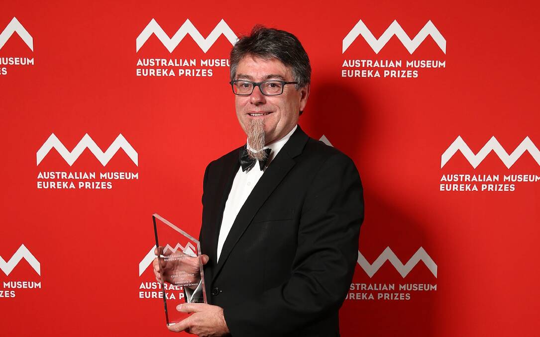 EUREKA MOMENT: UOW scientist Prof Gordon Wallace has won a prestigious Eureka Prize for Leadership in Innovation and Science. 