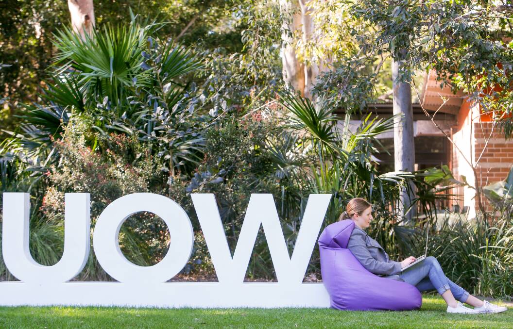 UOW student Samara Coulson contemplates her options for next year at the University of Wollongong's open day earlier this month. Picture: Adam McLean