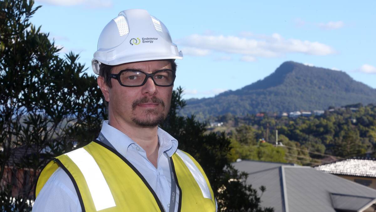 Endeavour Energy regional manager Drew Rodwell said the Mt Keira power poles were "at the end of their working life."