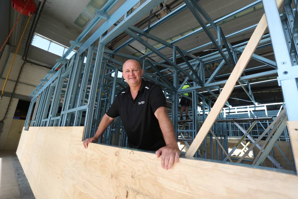 ADVICE: TAFE NSW Wollongong building and construction teacher Gavin Priest. Do you have an interesting real estate story? Please email brendan.crabb@fairfaxmedia.com.au with details. Picture: Robert Peet