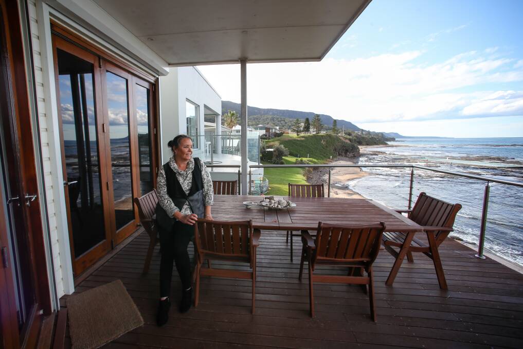 SHORT-TERM LETTING: Property manager Tracey Baker from Thirroul Beach Accommodation at a property she manages in Coledale. Picture: Adam McLean