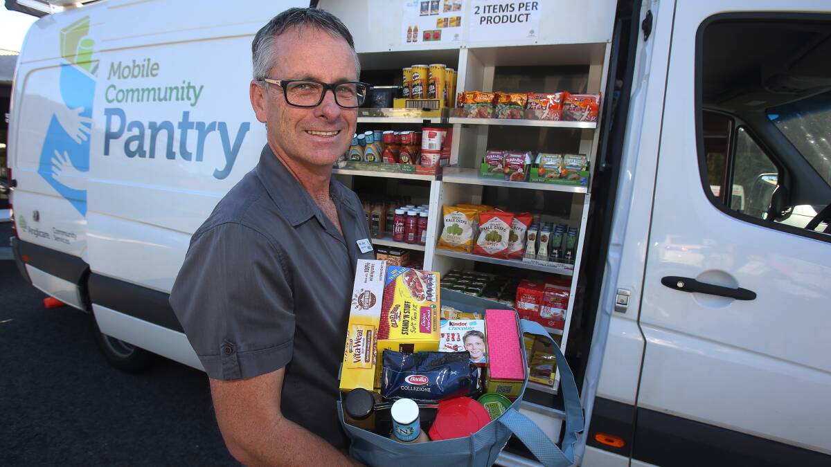 Figtree Anglican Church executive minister Ron Irving. The van will visit Figtree Anglican Church every second Thursday from 5pm to 6pm. Picture: Robert Peet