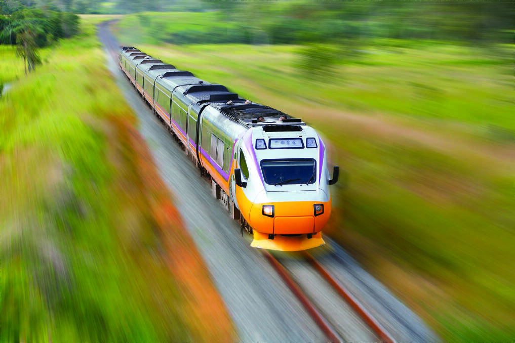  An artist's impression of the faster train that the federal government could deliver between Wollongong and Sydney.