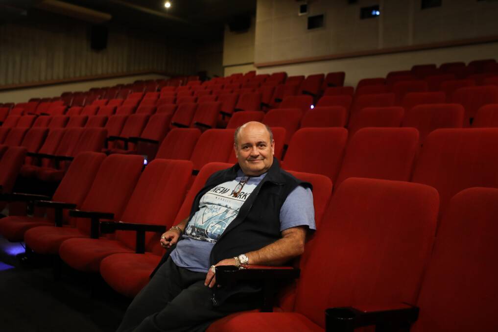 MOVIE BUFF: Gary Oliver from Berkeley, a regular movie-goer, pictured at the Gala Cinema on Thursday. Picture: Adam McLean