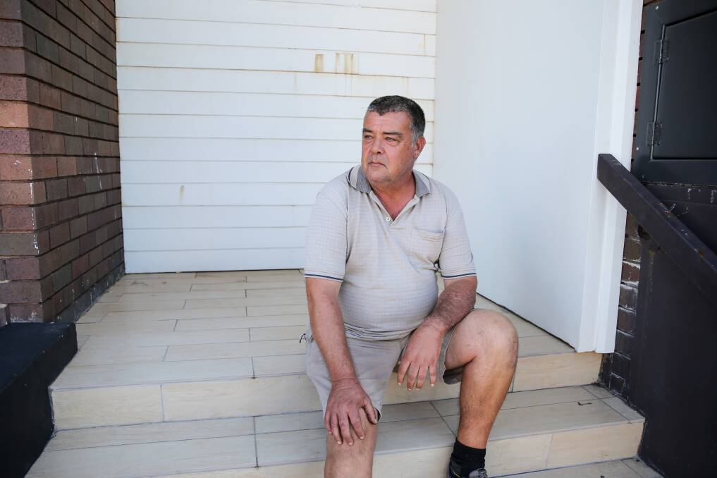 CONCERNED: Port Kembla's Shane Jones has spent the past two years searching for work, and has been living off JobSeeker. Picture: Anna Warr