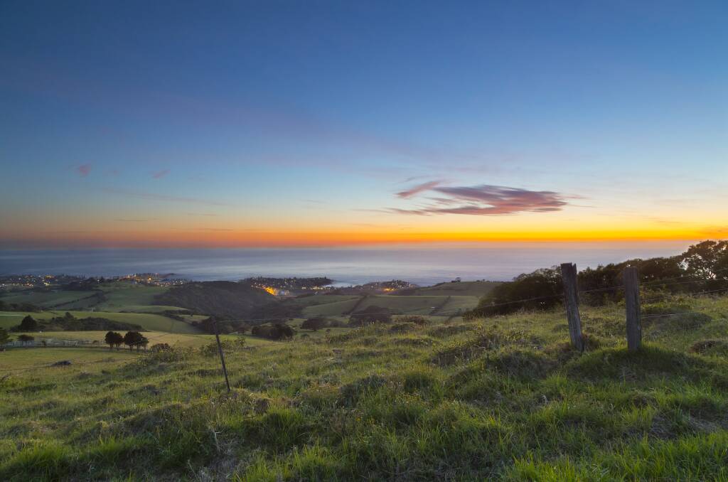 HOT PROPERTY: 'The Lookout Farm' is located at 459 Saddleback Mountain Road, Kiama. The elevated parcel of land boasts some of the best views in the district. Pictures: NEG Photography 