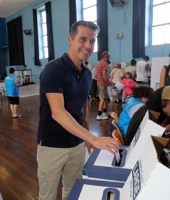 'In the lap of the gods': Keira MP Ryan Park casts his vote