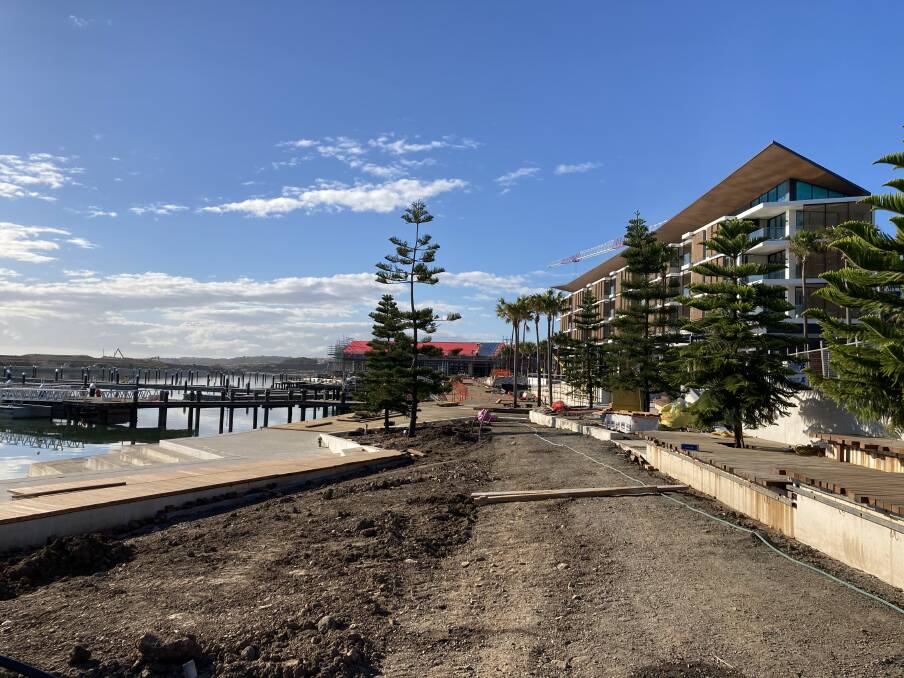 PROGRESS WORKS: Shell Cove is a joint development between Shellharbour City Council and Frasers Property Australia. Pictures: Supplied