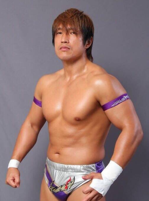 HEADLINING: Japanese pro-wrestling star Minoru Tanaka will headline a show in Wollongong later this month. Picture: Supplied