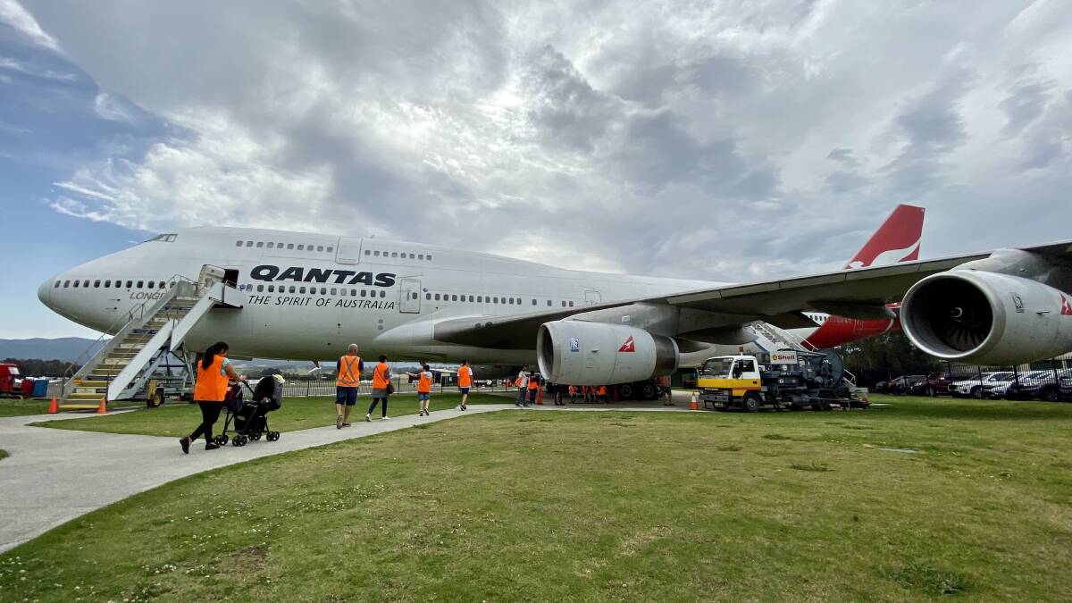 PLANES: A unique visitor experience at HARS Aviation Museum is the record-breaking former Qantas Boeing 747-400. Picture: Supplied