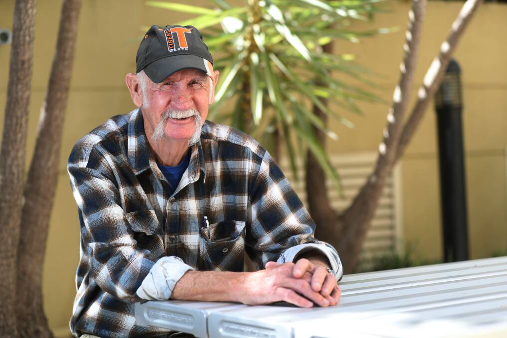 SECURED HOUSING: Bob Petersen has secured a private tenancy unit in Corrimal under the 'Together Home' program. Picture: Robert Peet