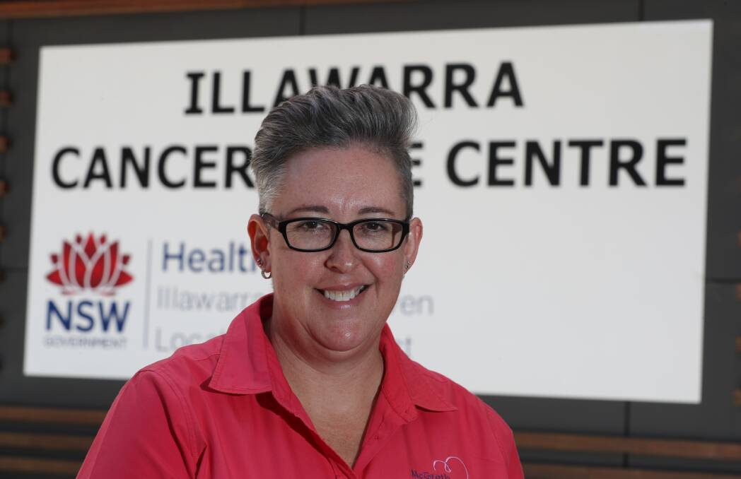 OFFERING HELP: Earlier this year, Lisa Cook was appointed as the second McGrath Breast Care Nurse at the Illawarra Cancer Care Centre at Wollongong Hospital. Picture: Robert Peet