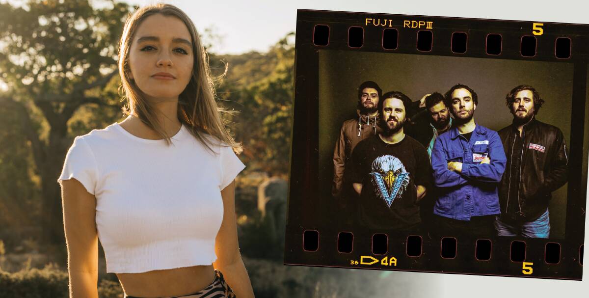 MUSIC FESTIVAL: Eves Karydas (left) will appear at the All Ages party on Saturday at UOW Uni Hall. Meanwhile, rock band Bad//Dreems (right) will play at Wollongong's Yours & Owls Festival. Pictures: Supplied
