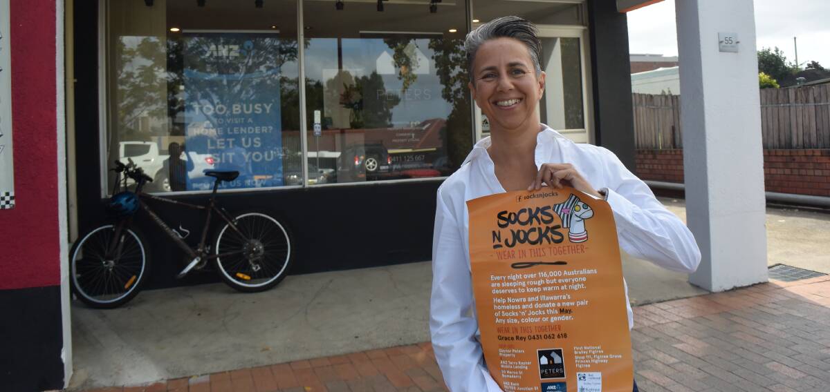 WELL DONE: Grace Rey hopes the Illawarra community will support this year's 'Socks n Jocks' campaign. Picture: File image