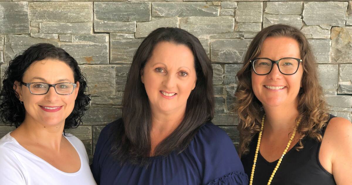 Zest Real Estate's Sonia De Jesus (director and property manager), Margo Lang (sales agent) and Angie Ritchie (director and licensee). Picture: Supplied
