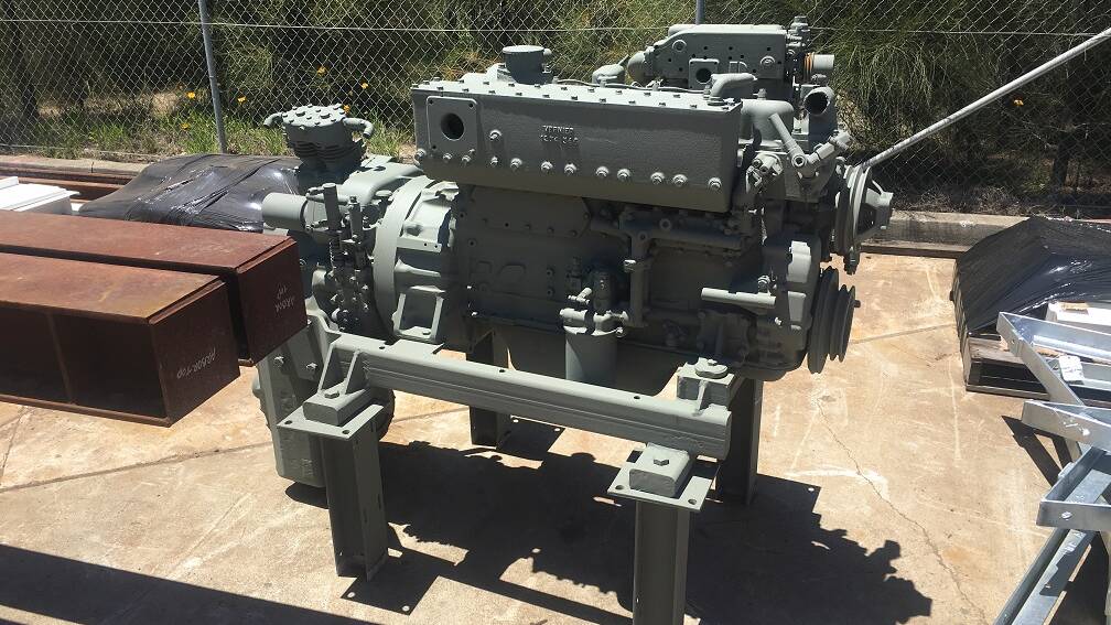 HISTORY: The Man car engine that will be displayed at Vista Park. Sydney-based Sheargold are the developers of the Vista Park project at Wongawilli. Picture: Supplied