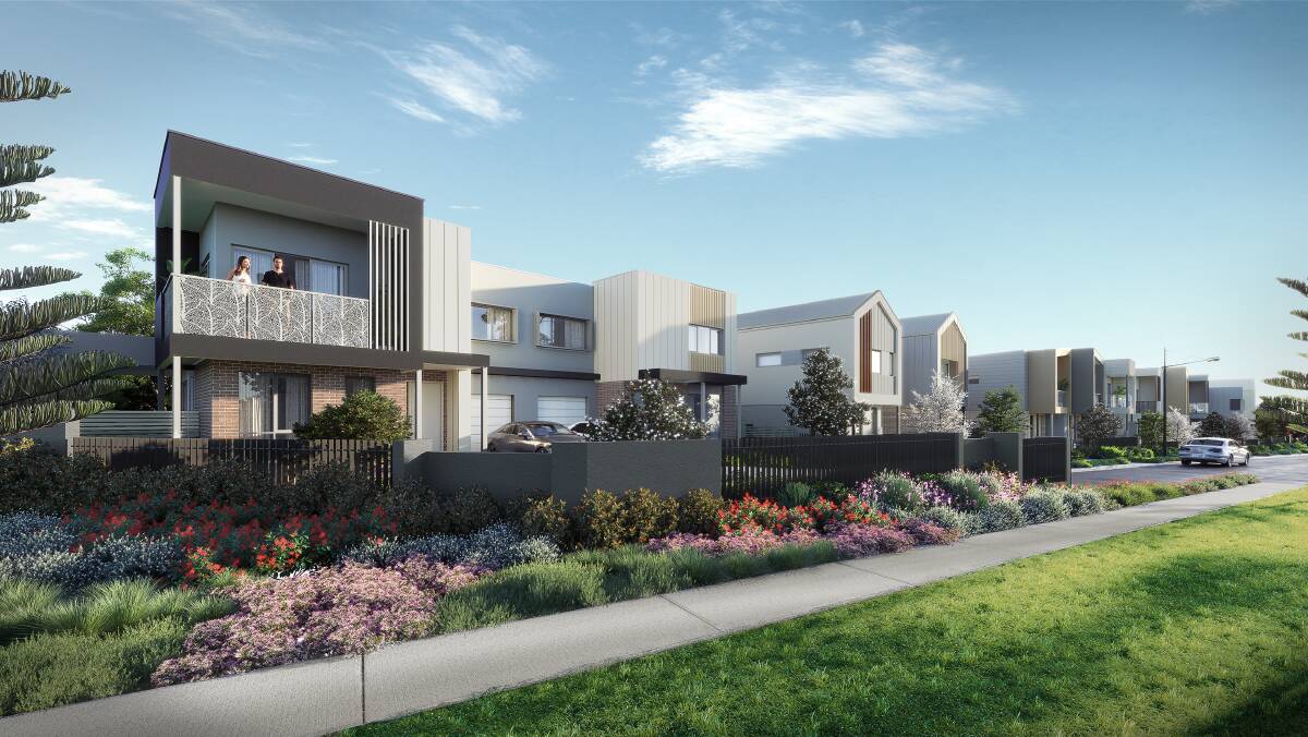 Artist's impression: Located on a private road parallel to Harbour Boulevard, the 22 new homes are a short stroll from the harbour's edge. Picture: Supplied