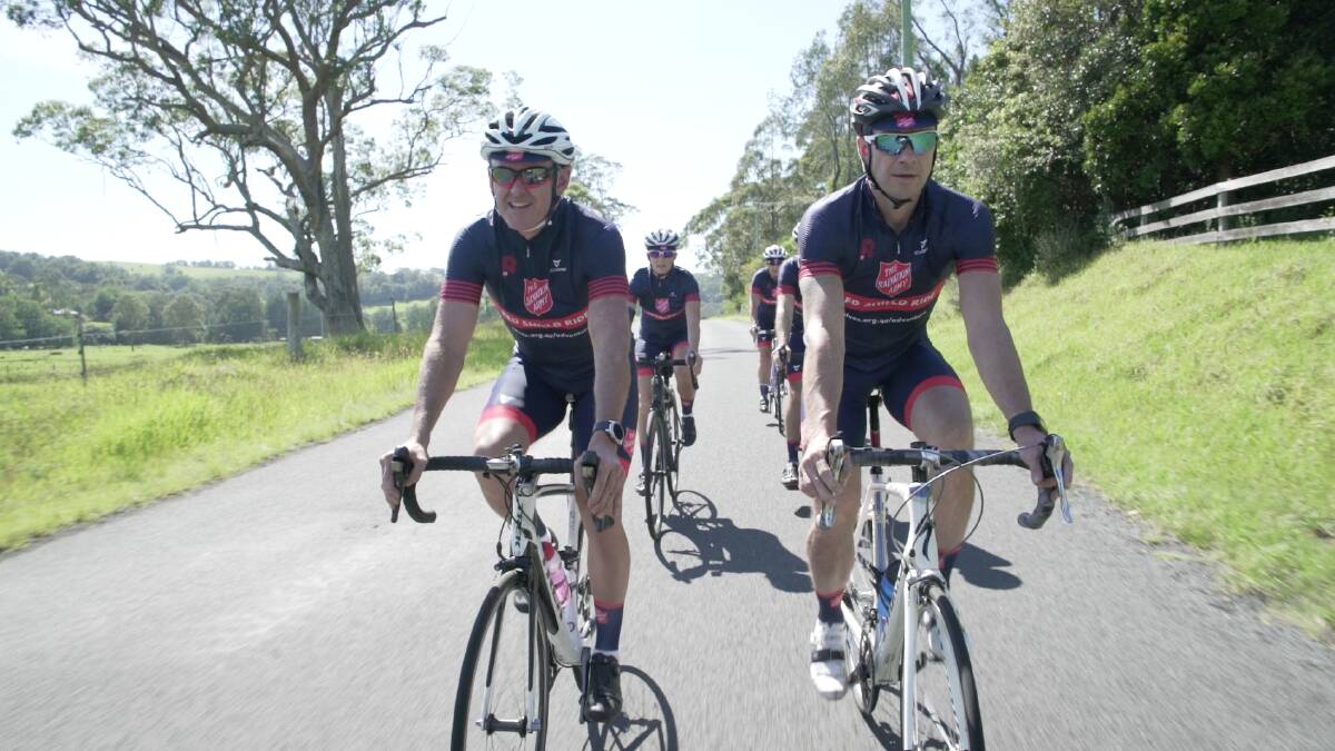 VITAL CAUSE: The goal of the ride is to raise $160,000 for The Red Shield Appeal. Donations can be made via the salvationarmy.org.au/redshieldride website. Picture: Supplied