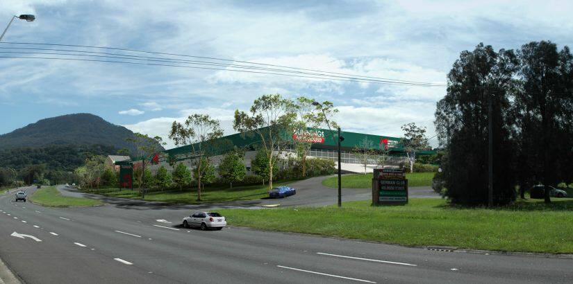  An artist's impression of the Bunnings store at Kembla Grange. 
