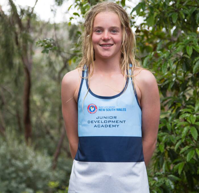 GAINING EXPERIENCE: Warilla-Barrack Point Surf Life Saving Club young gun Kasey Ashburner enjoyed attending a recent state development camp in Sydney. Picture: SUPPLIED