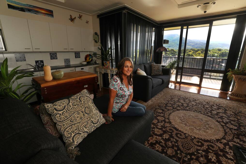 AT HOME: Cheryl Ellison was essentially homeless for a couple of months, before eventually connecting with Wollongong-based community housing provider the Housing Trust. Picture: Robert Peet