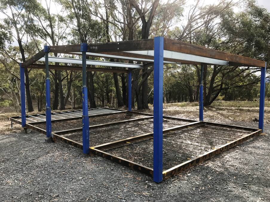 INNOVATION: The design of the new low-cost cyclone-proof housing system, developed with the assistance of the University of Wollongong (UOW) and the NSW Government. Picture: Supplied