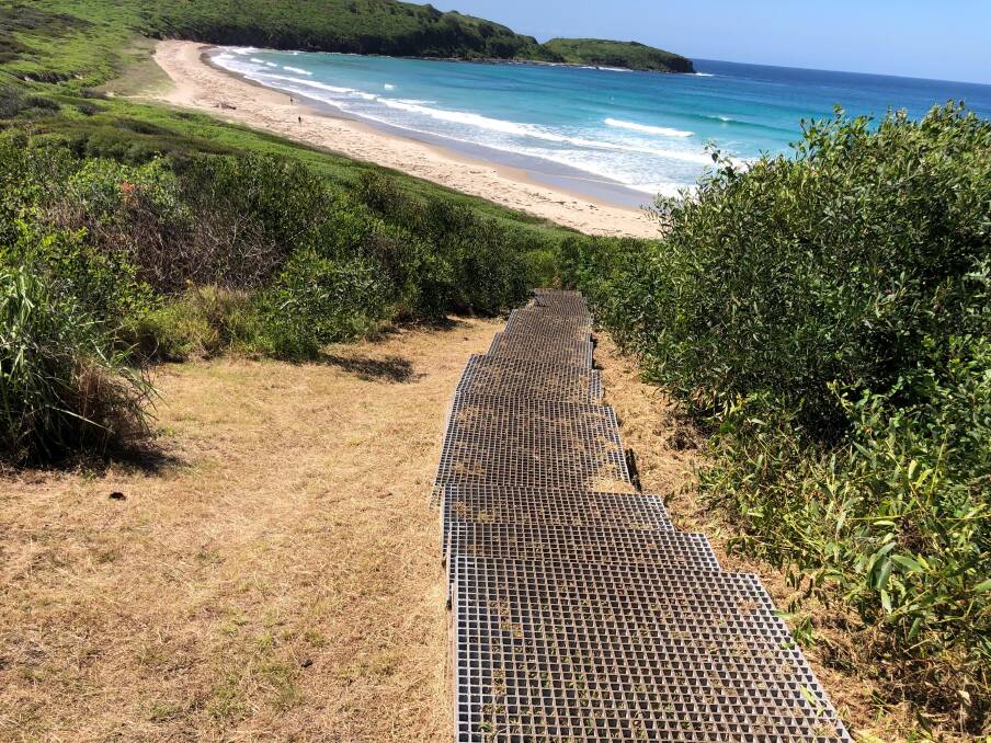 WORKS: This photograph of the Killalea Reserve was taken in early March. Management says the park now has a complement of six staff. Picture: Supplied