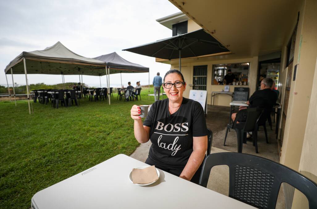 Michelle McLaughlin, owner of Olive's Cafe. Picture: Adam McLean