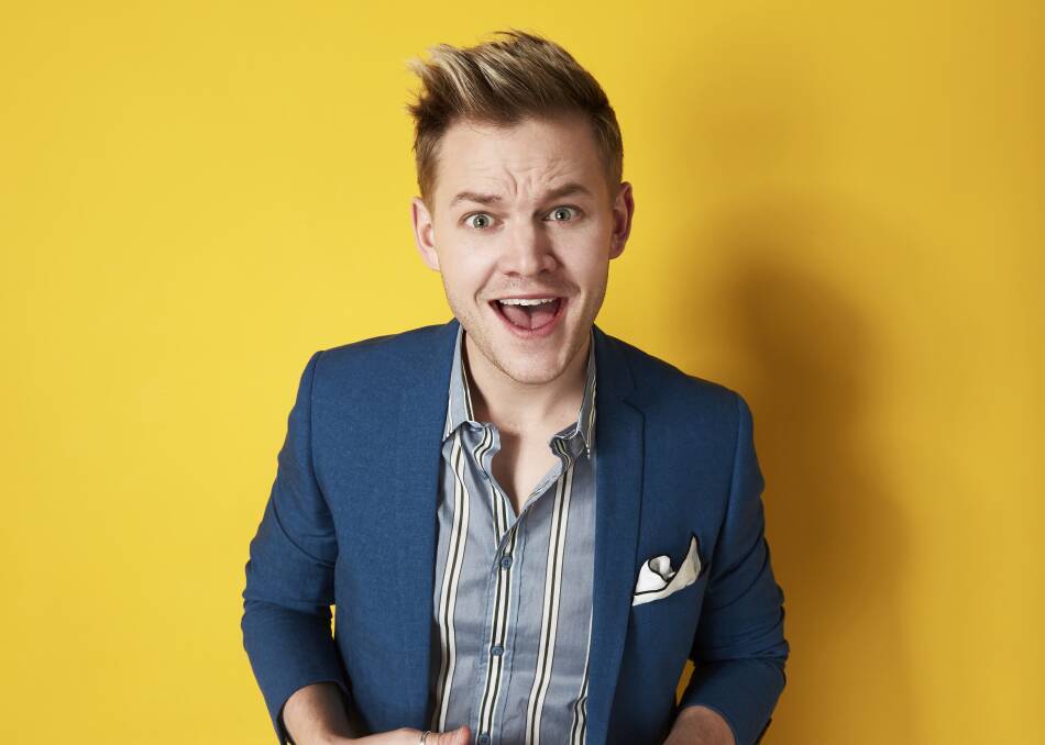 PERFORMER: Comedian and television personality Joel Creasey will perform on Friday, May 3 as part of the Spiegeltent Wollongong program. Picture: Supplied 