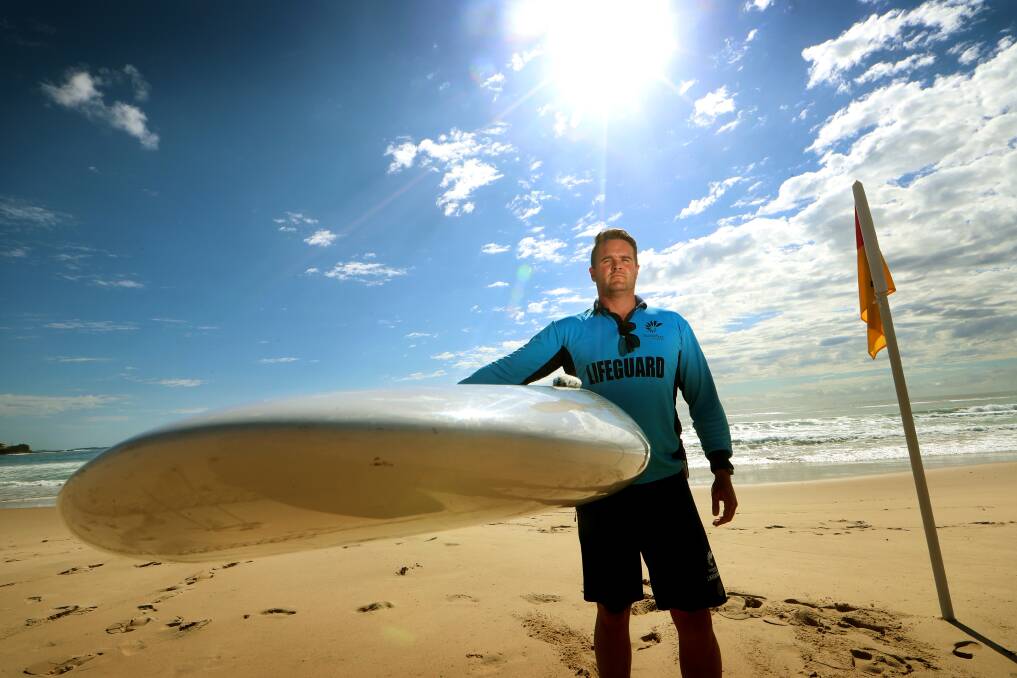 SURF SEASON: Murray Copas, beach lifeguard supervisor with Shellharbour City Council. Picture: Sylvia Liber
