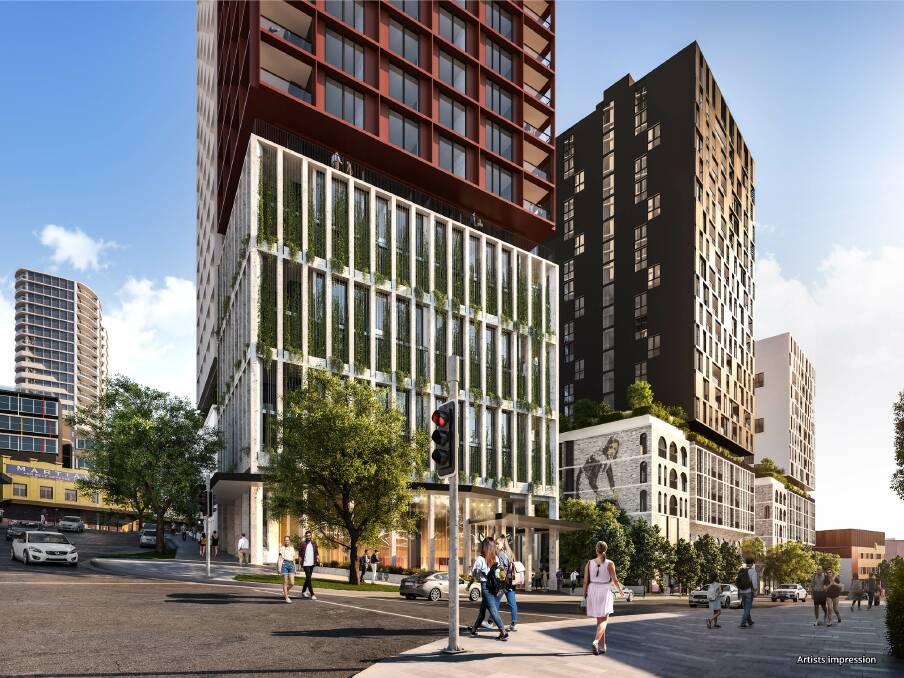 The WIN Grand development in the Wollongong CBD was approved in February. 