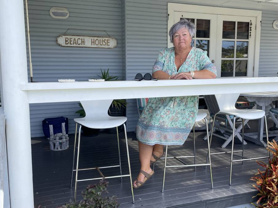 Denise Searl at her Windang home. Picture: Brendan Crabb 