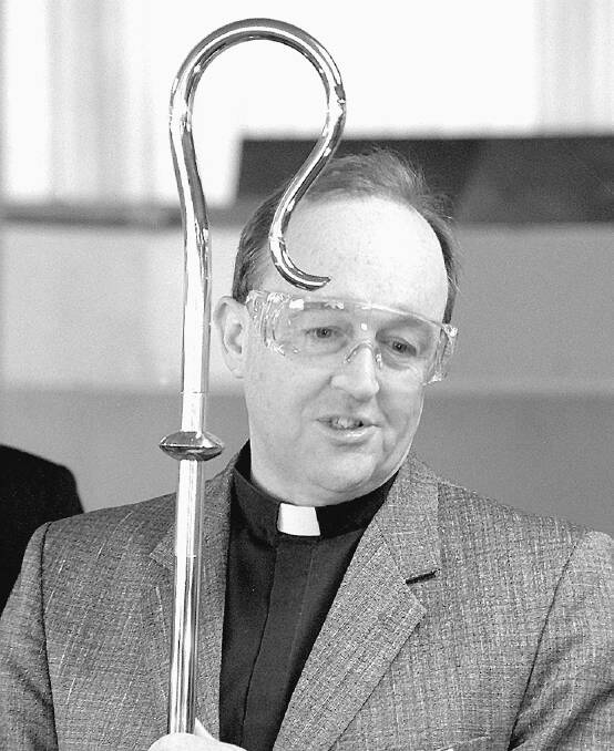 A younger Archbishop Philip Wilson in 1996 before he was made Bishop of Wollongong by the then Pope John Paul II.