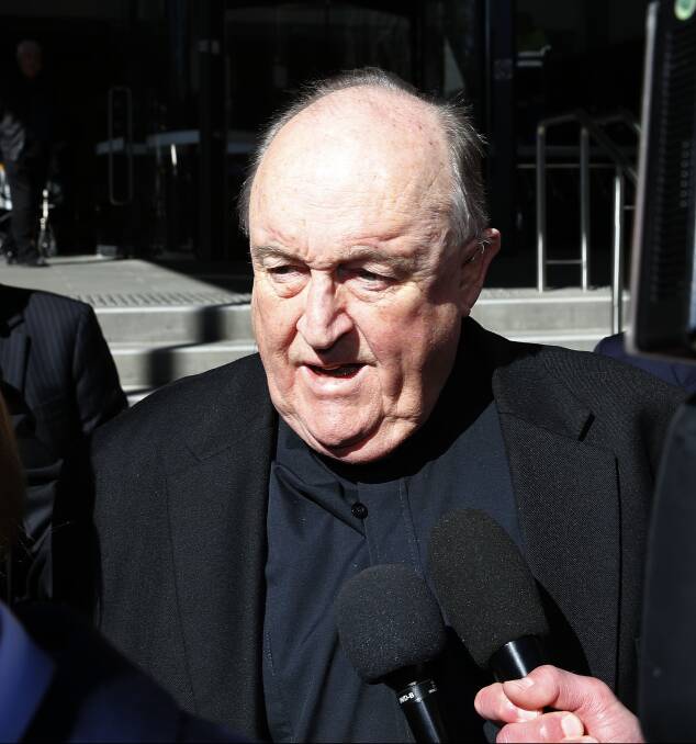 Free: Former Adelaide Archbishop Philip Wilson leaves Newcastle Courthouse after his conviction for failing to report child sex allegations about a priest to the police. The conviction was overturned on December 7. Prosecutors will not appeal the decision.