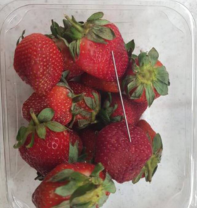 Engadine Coles customer finds pins in strawberries