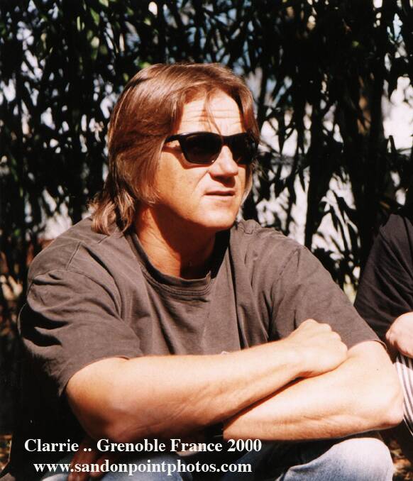 Bouma posted this photo on his website of himself in Grenoble, France in 2000. He was with his friend Iano Giddey - both played in a number of bands and duos together. Picture: SandonPointPhotos.com 