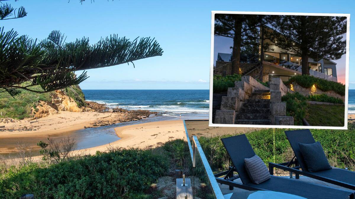 The view from the multimillion-dollar Werri Beach property.